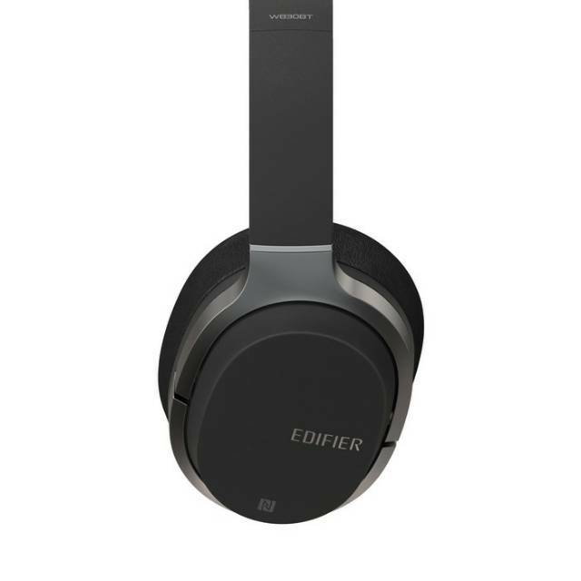 Edifier W830BT Over-ear Wireless Headphones - Hitam, 40mm Driver, 95 Jam Baterai
