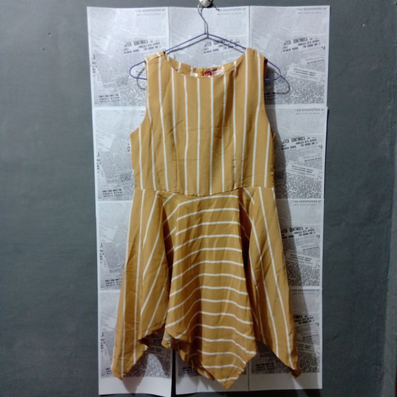 Blouse Tunik Strip Brand Sale Stock