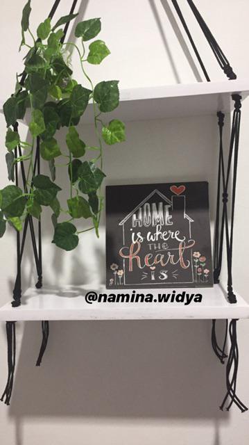 Hiasan Dinding Gantungan Pintu Bahan Mdf 10x30 / Walldecor Poster Kayu Dekorasi Rumah Quotes Unik