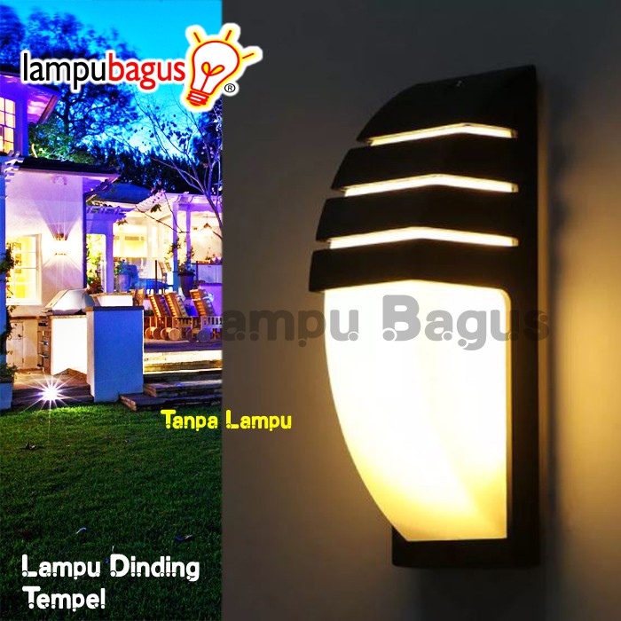 Lampu Dinding Tempel Lampu Tembok Anti Karat E27