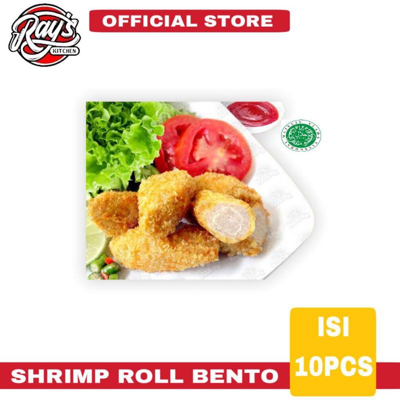 

Shrimp Roll Chicken Bento isi 10pcs - Daging ayam Shrimp roll