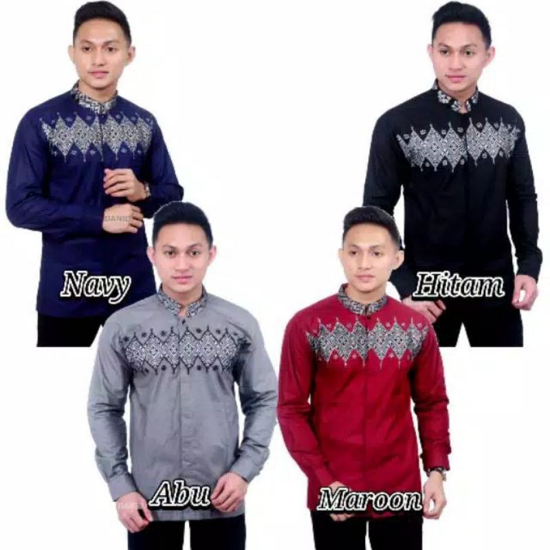 BAJU KOKO / BAJU KOKO KOMBINASI BATIK / TERHITS / TERMURAH