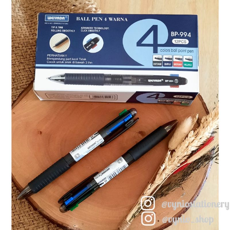 BOLPEN WEIYADA 4 WARNA