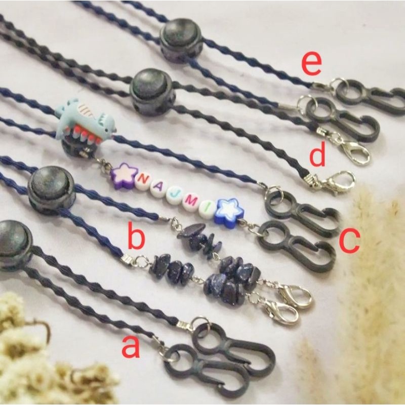konektor masker lucu murah / strap lucu tali masker / kalung masker