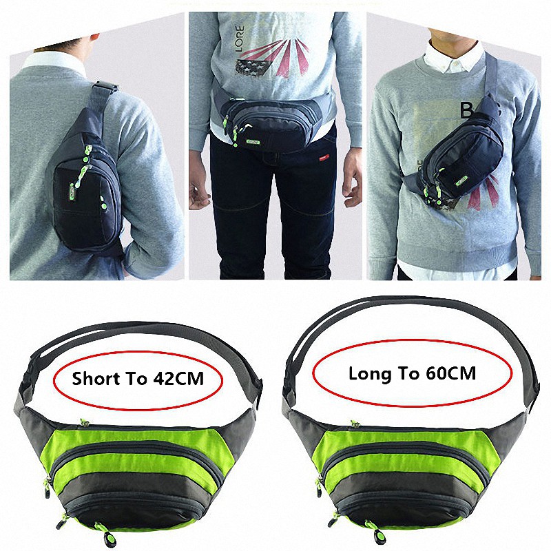 COD Highland Tas Selempang Pria Waistbag Waterproof Anti Air Tas Cowok IMPORT TS211