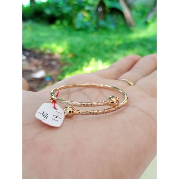 Gelang Bayi Emas Asli Gelang Anak Emas Terbaru Gelang Fashion Anak Cantik Gelang Tangan Gelang Bangl