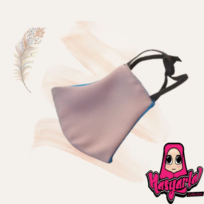 MASKER ANAK HEADLOP/MASKER HEADLOP FOR KIDS/MASKER TALI /MASKER HIJAB ANAK
