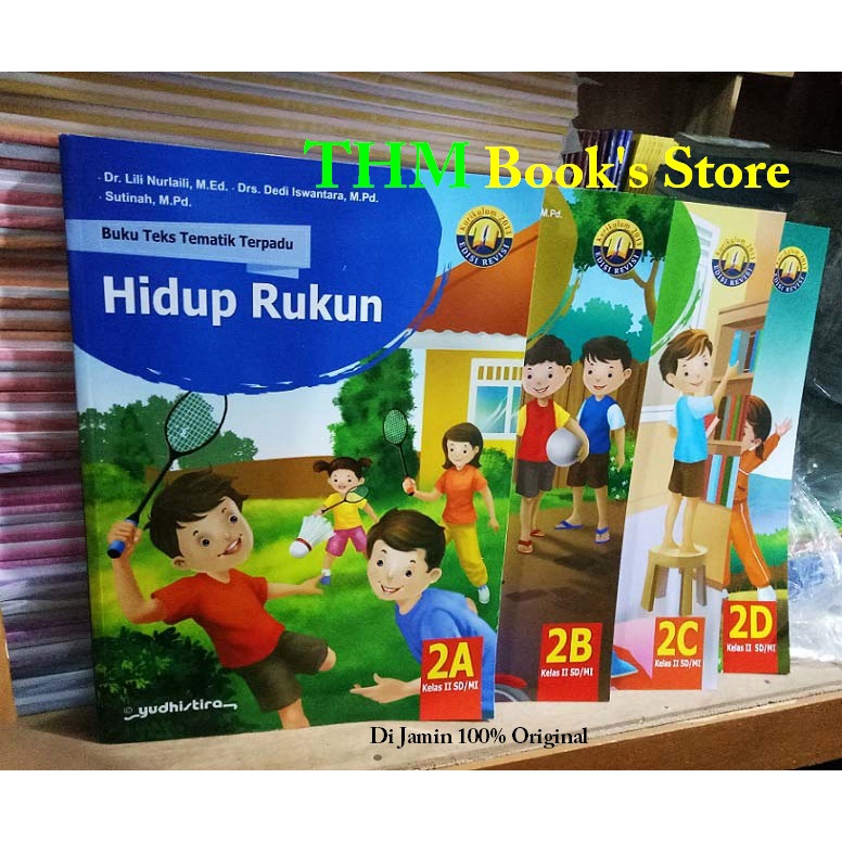Buku Teks Tematik Terpadu SD/MI Kelas 2 - 2A 2B 2C 2D K13 Edisi Revisi