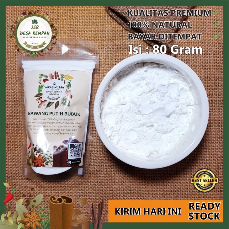 

COD Bawang Putih Bubuk Ground Garlic Powder Asli 100% Kualitas Premium