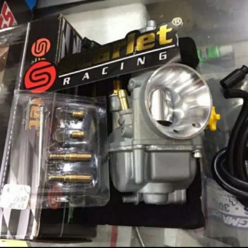 Karbu Karburator Carburator Racing Original Scarlet Reamer PE 24 26 28 30-4