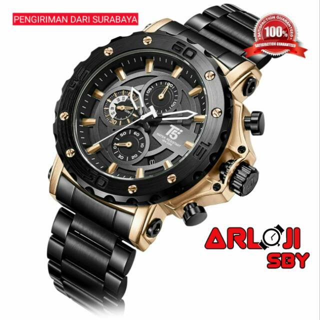 JAM TANGAN PRIA T5 H3702 CHRONO SPORT ORIGINAL TAHAN AIR