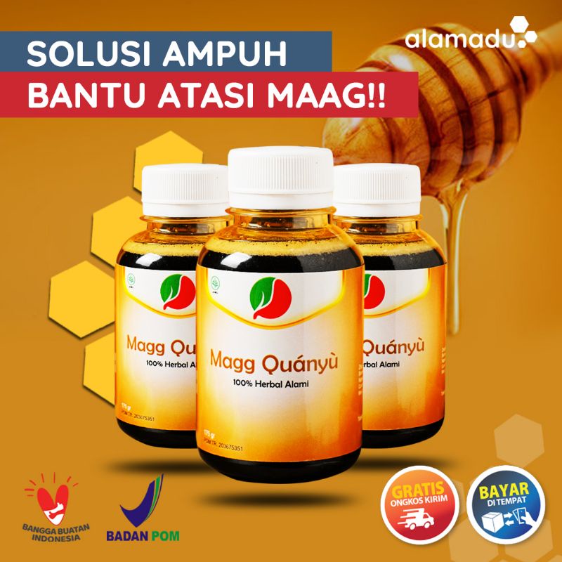 

OBAT MAGG II MADU MAGG QUANYU (BPOM) - TERPERCAYA ATASI MAAG, GERD & ASAM LAMBUNG