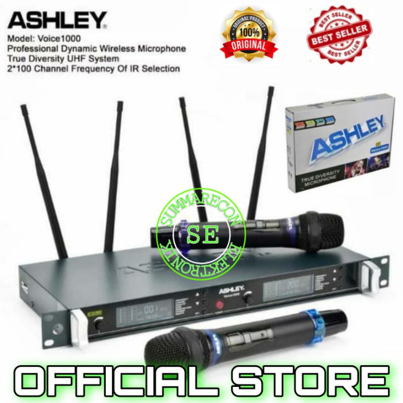 mic wireless ashley original ashley voice 1000 handled