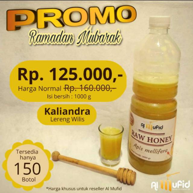 

Madu murni kaliandra al mufid 1kg