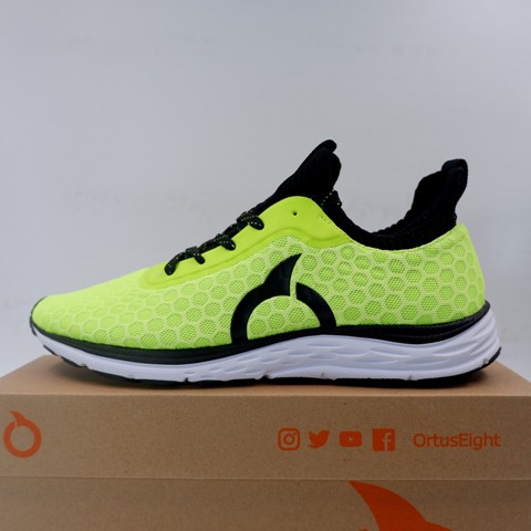 Sepatu Lari/Running Ortuseight Polaris Neon Green Black 11030025 Original BNIB