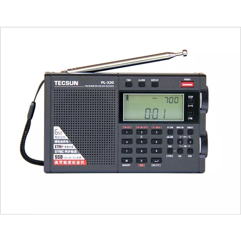 Tecsun PL-330 PL330 Radio FM MW SW LW SSB USB LSB All Band Portabel Radio FM