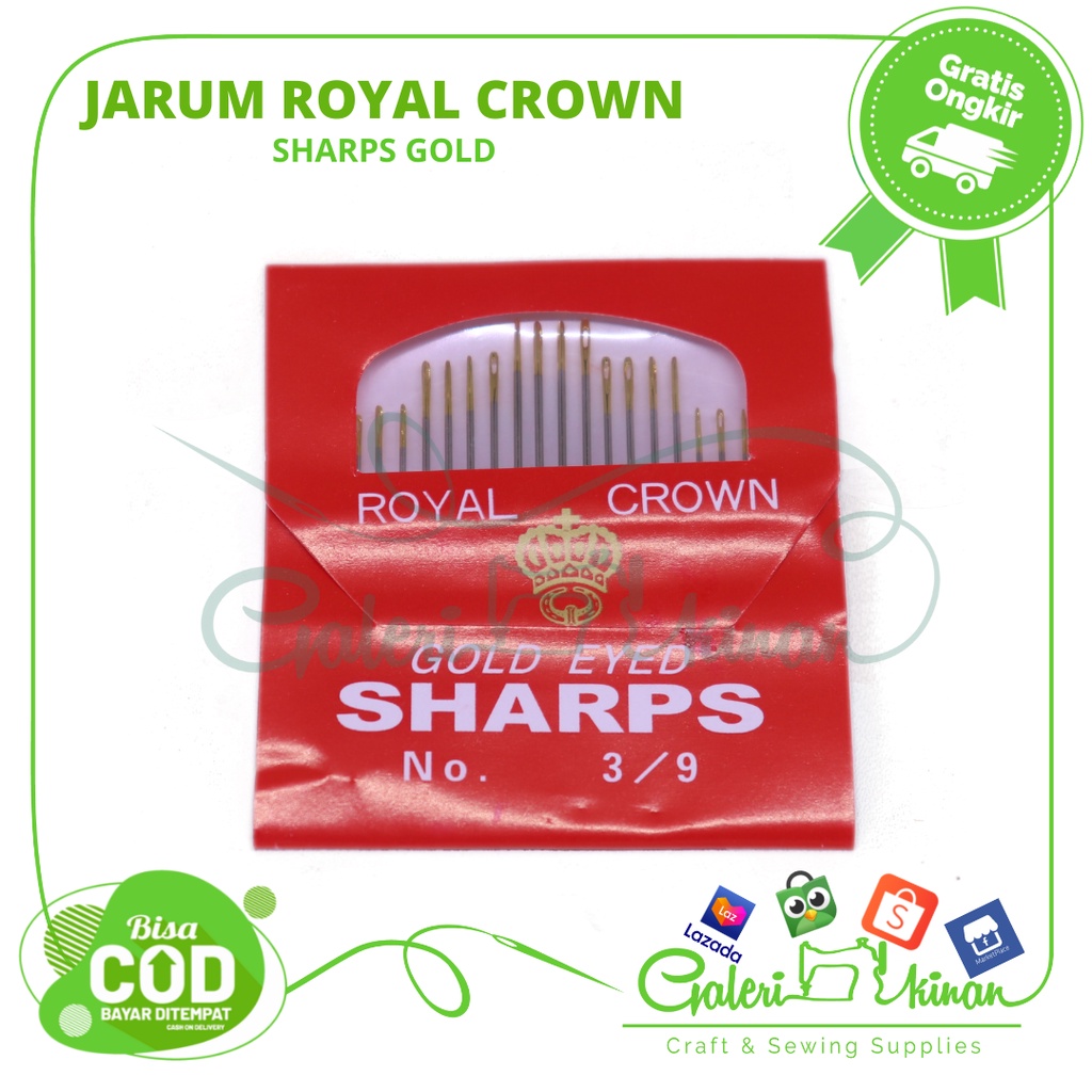 Jarum Jahit Tangan Royal Crown