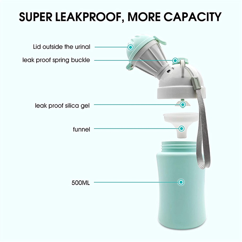 Kandila New Pee Bottle Urinal Potty | Pispot Anak