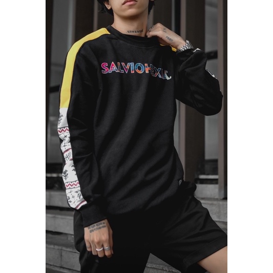 List Rainbow Crewneck Salviohexia Crewneck Salvio Hexia Crewneck Unisex Crewneck Pria Sweatshirt Unisex