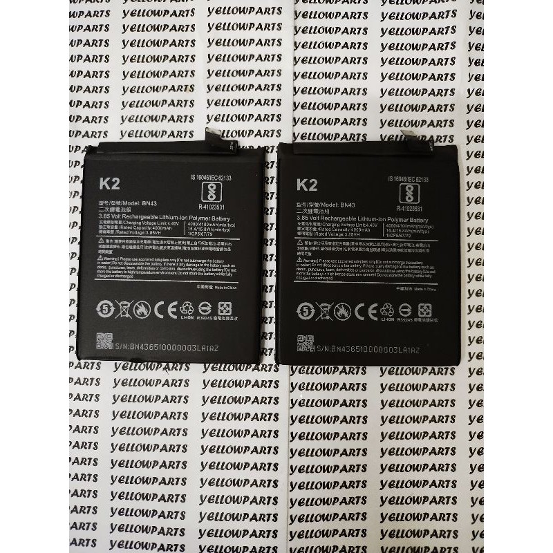 BAT BATTERY BATERE BATERAI XIAOMI REDMI NOTE 4X NOTE 4 SNAPDRAGON BN43 ORI99
