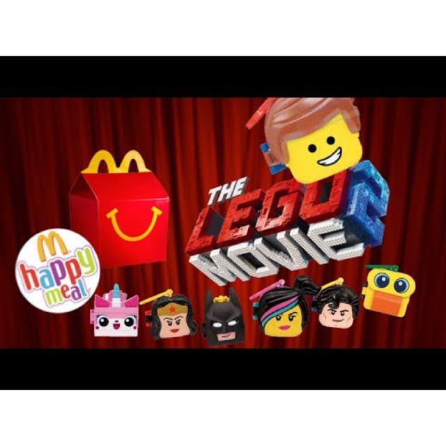 Mainan Happy meal toys McD Lego Mc Donald toy baru new segel sealed mcd