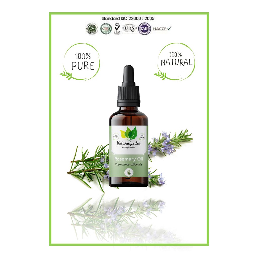 Pure Rosemary Essential Oil / Minyak Atsiri Esensial Rosemari Rose Mary Murni 30ml