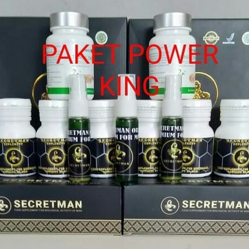SECRETMAN PAKET POWER KING
