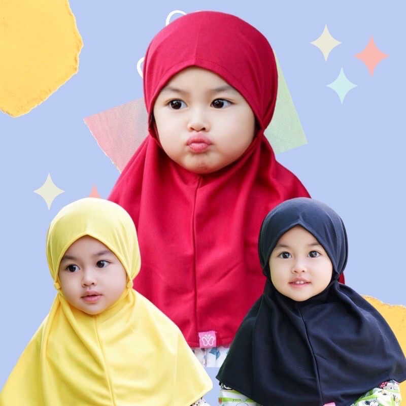 Bergo Maryam Anak 2-7 Tahun Premium Super Adem dan Lembut