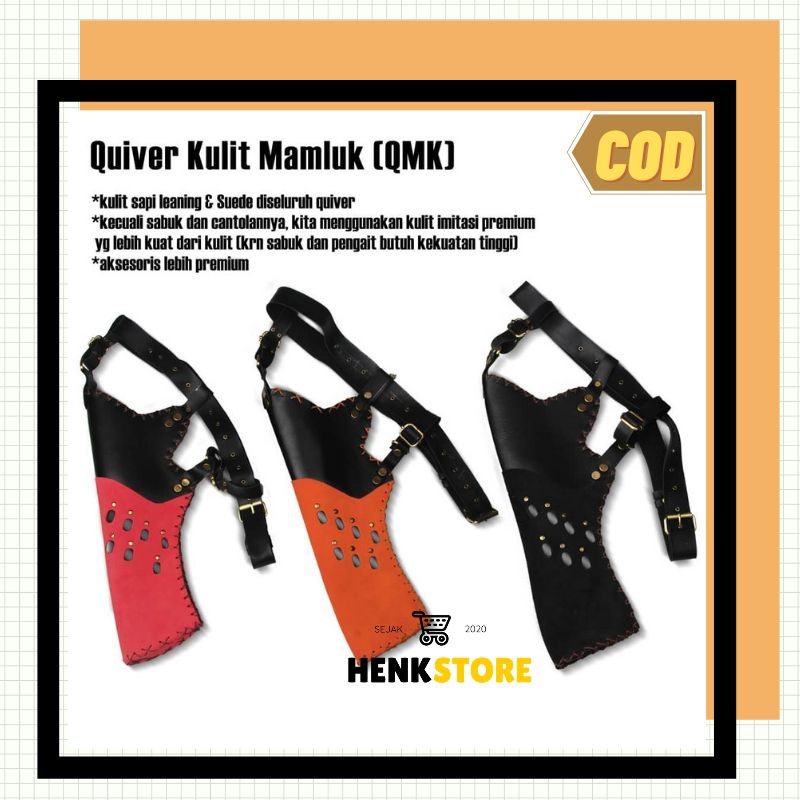 Quiver Mamluk Kulit Asli - QMK