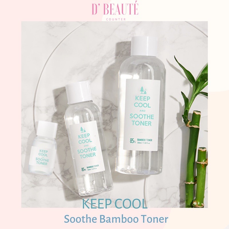 Keep Cool Soothe Bamboo Toner 50ml 160ml 350ml
