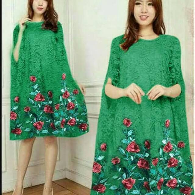 Dress Brukat Bordir Nagita