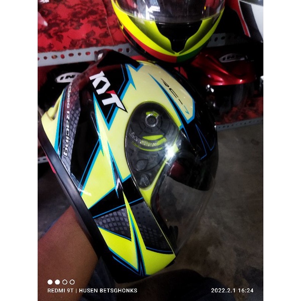 helm kyt rc7 motif bekas/seken/second/preloved