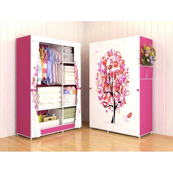 Lemari Pakaian Portabel Lemari Plastik  RA1612 CC Home