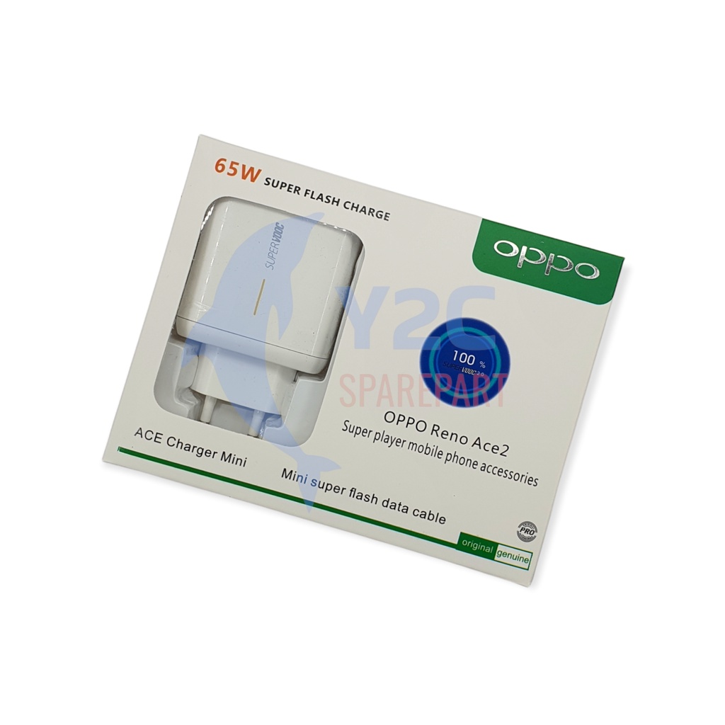 CHARGER OPPO 65 WATT VOOC MICRO DAN TYPE C SEGEL PRO ORIGINAL OEM RENO 2 2F 3 4 4 PRO / CASAN CAS