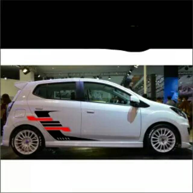 Hot Promo Cutting Sticker Stiker Mobil Agya Ayla Keren Tiada Tara