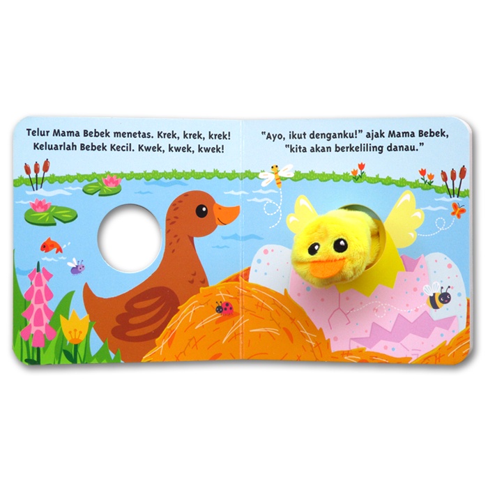 [Igloo Books] Bebek Kecil Finger Puppet Story Board Book (Bebek Kecil & Elephant)-1