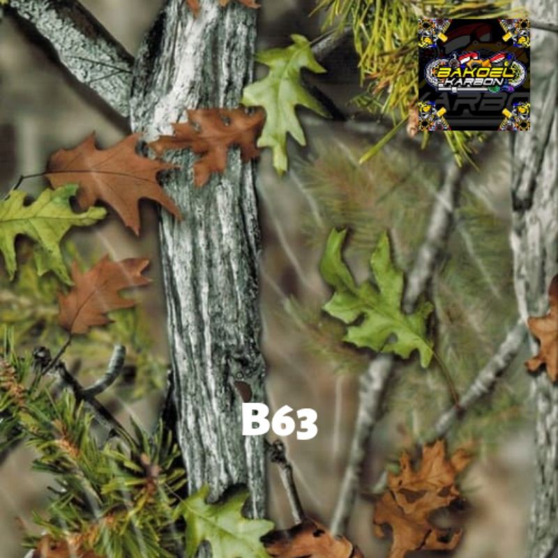 WTP B63 , Water Transfer Printing karbon celup motif Camo