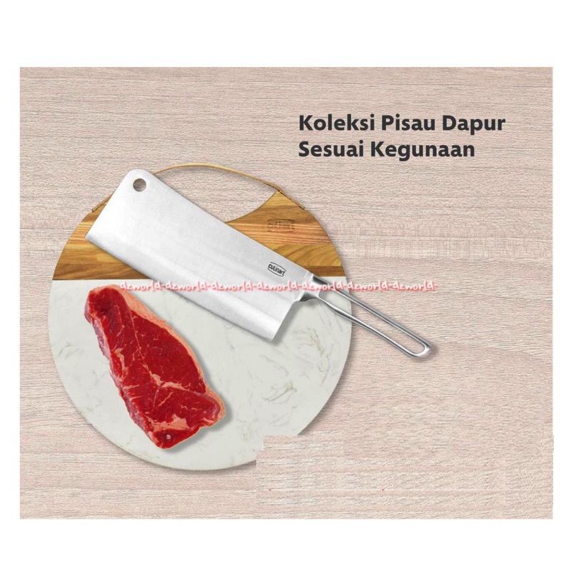 Culinart Beef Knife 20cm Pisau Daging Besar Stainless Steel Minimalis Culin art Tangkai Besi Kulin