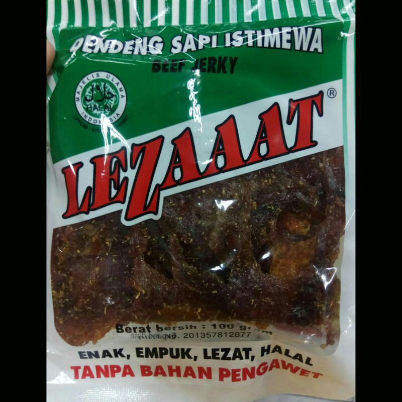 

Dendeng Sapi Istimewa Lezaaat - 100 gr