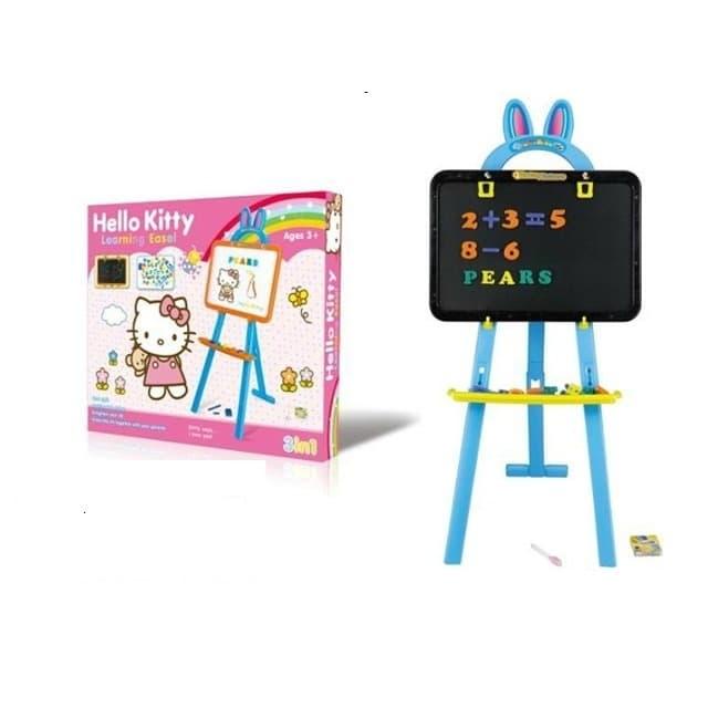 

Huki | Learning Easel 3 In 1 Pink Papan Tulis Anak
