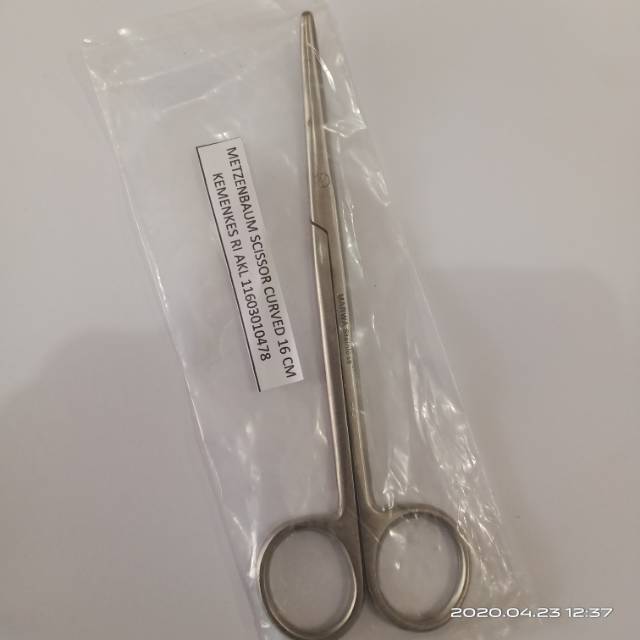 Gunting Metzenbaum Scissor Curved 16cm Gunting Metzenbaum 16cm bengkok