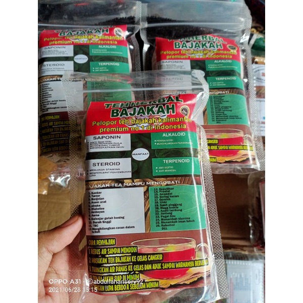 

Teh herbal kelelawit merah kalimantan