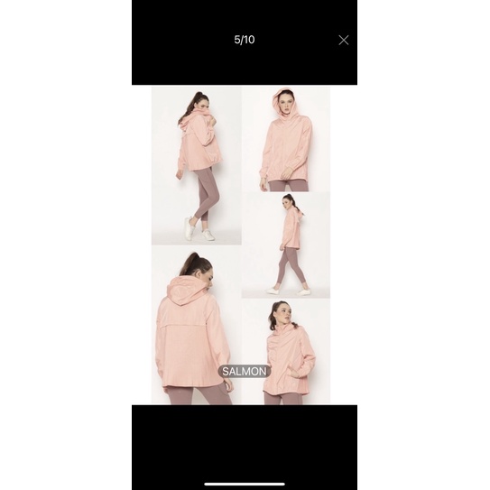 airy jacket salmon senya size M/L
