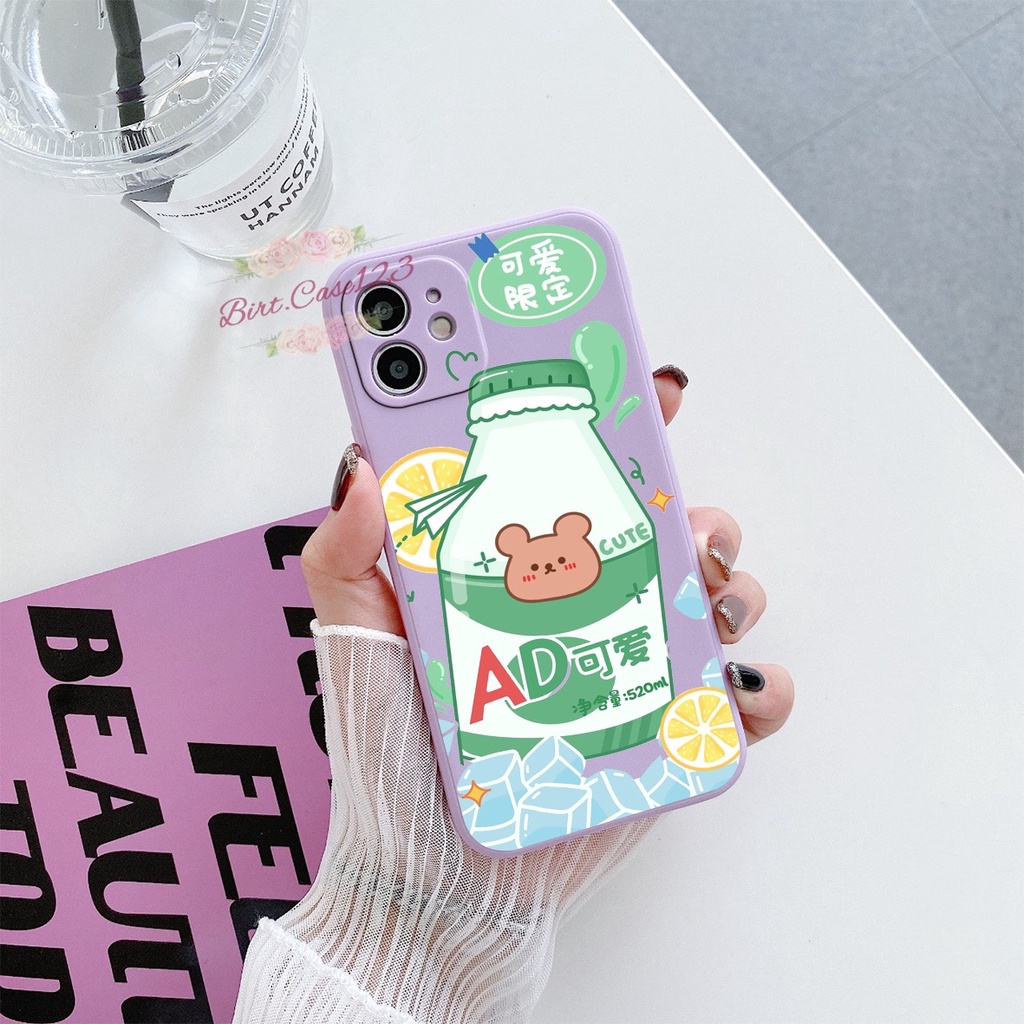 CASE CASING SOFTCASE SILIKON MACARON PELINDUNG KAMERA DRINK OPPO VIVO SAMSUNG XIAOMI REALME IPHONE ALL TYPE BC6156