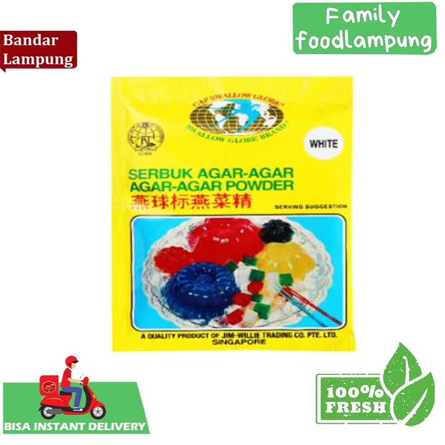 

Agar Agar Swallow Globe Putih 1 pcs Famliy Food Lampung