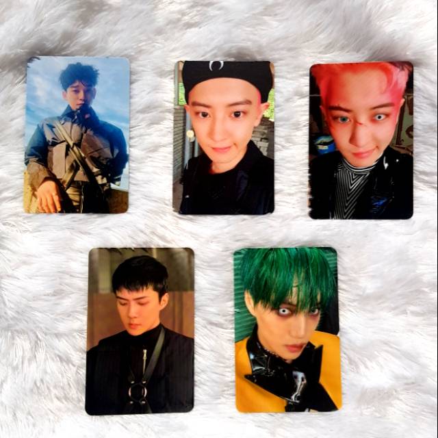PHOTOCARD EXO OFFICIAL OBSESSION SEHUN/CHANYEOL/KAI/CHEN