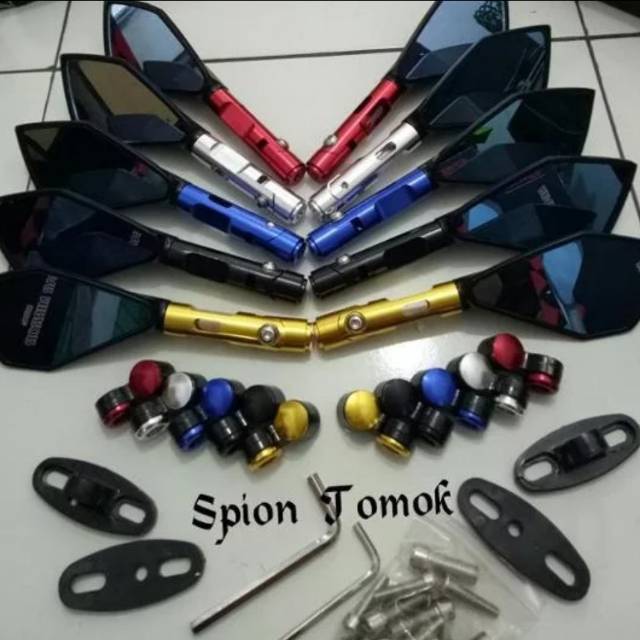 Spion Tomok Cnc Kaca Spion Tomok Cnc Universal Untuk Semua Motor Bisa Pasang  Nmax Pcx R15 Cbr Dll