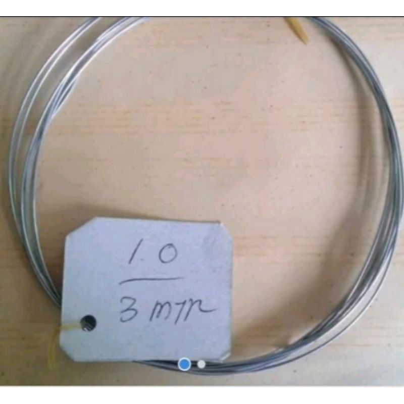Kawat nikelin bulat diameter 1mm panjang 3meter