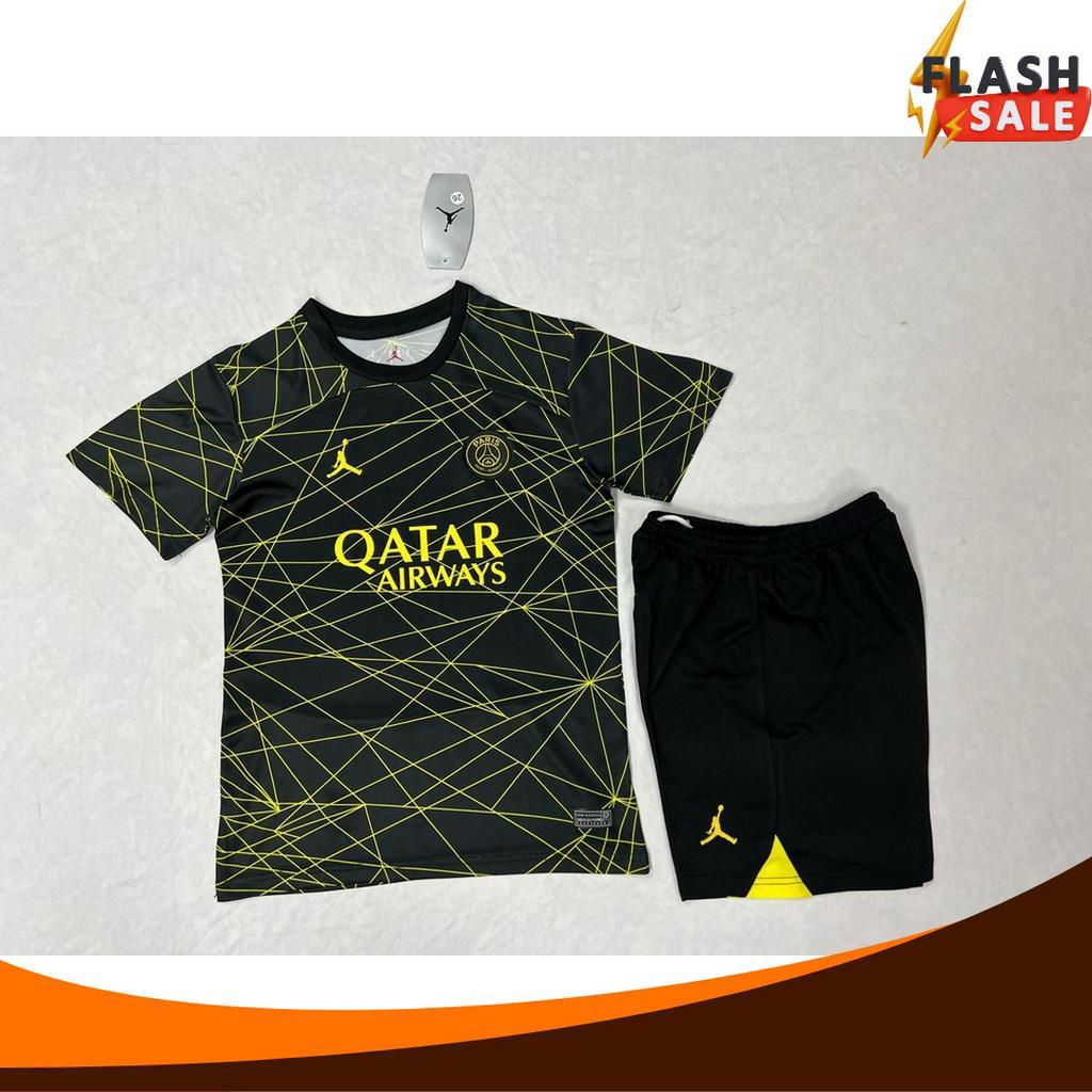 TERJAMIN BAGUS BAJU BOLA JERSEY KIDS PSG 4TH HITAM 223 JERSEY BOLA ANAK
