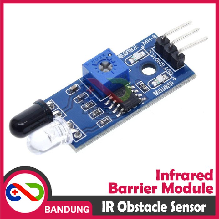 INFRARED BARRIER OBSTACLE SENSOR HALANGAN RINTANGAN MODULE